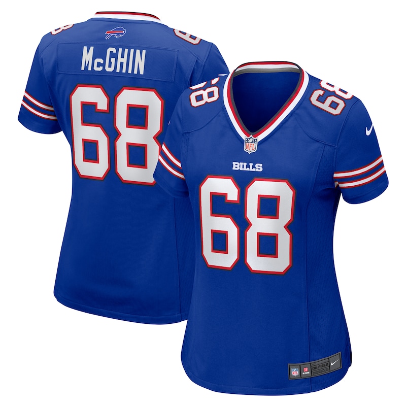 None Garrett McGhin BUF Bills Stylish Premium Jersey Game Day Wear