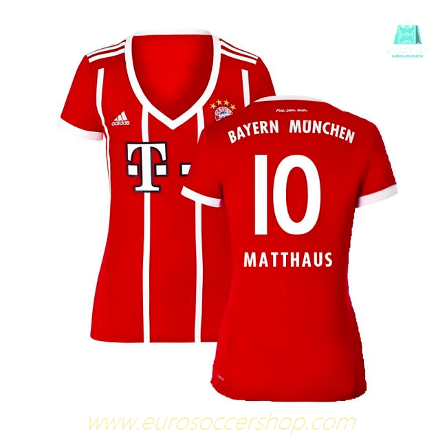 Bayern Munich 2017-18 Womens Home Shirt (XL) ((Excellent) XL) (Matthaus 10)