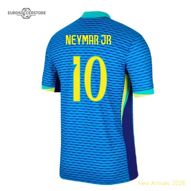 2024-2025 Brazil National Teams Away Dri-Fit Adv Match Shirt Neymar Jr