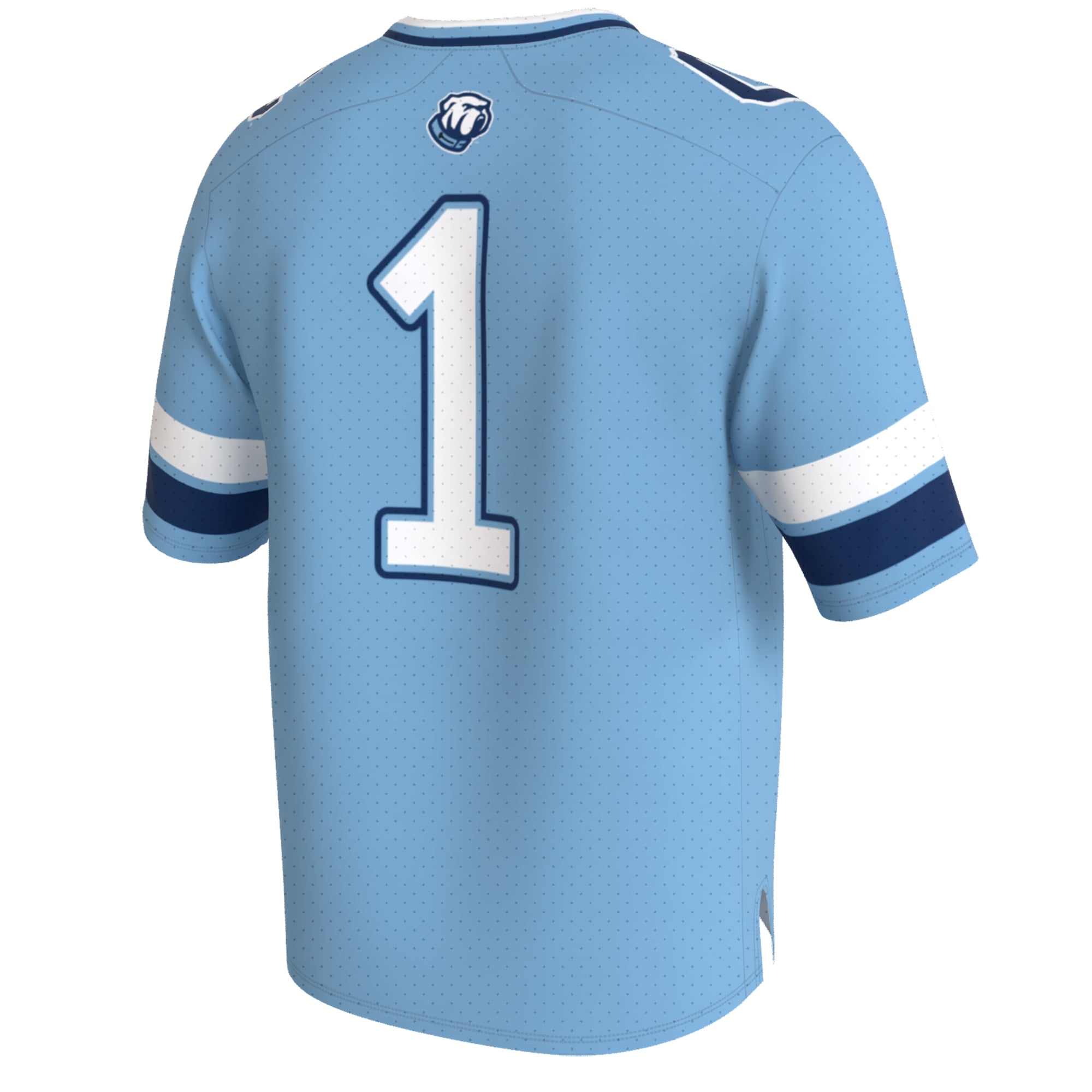 Youth Light Blue Citadel Bulldogs Lightweight Collegiate Football Fashion Jersey