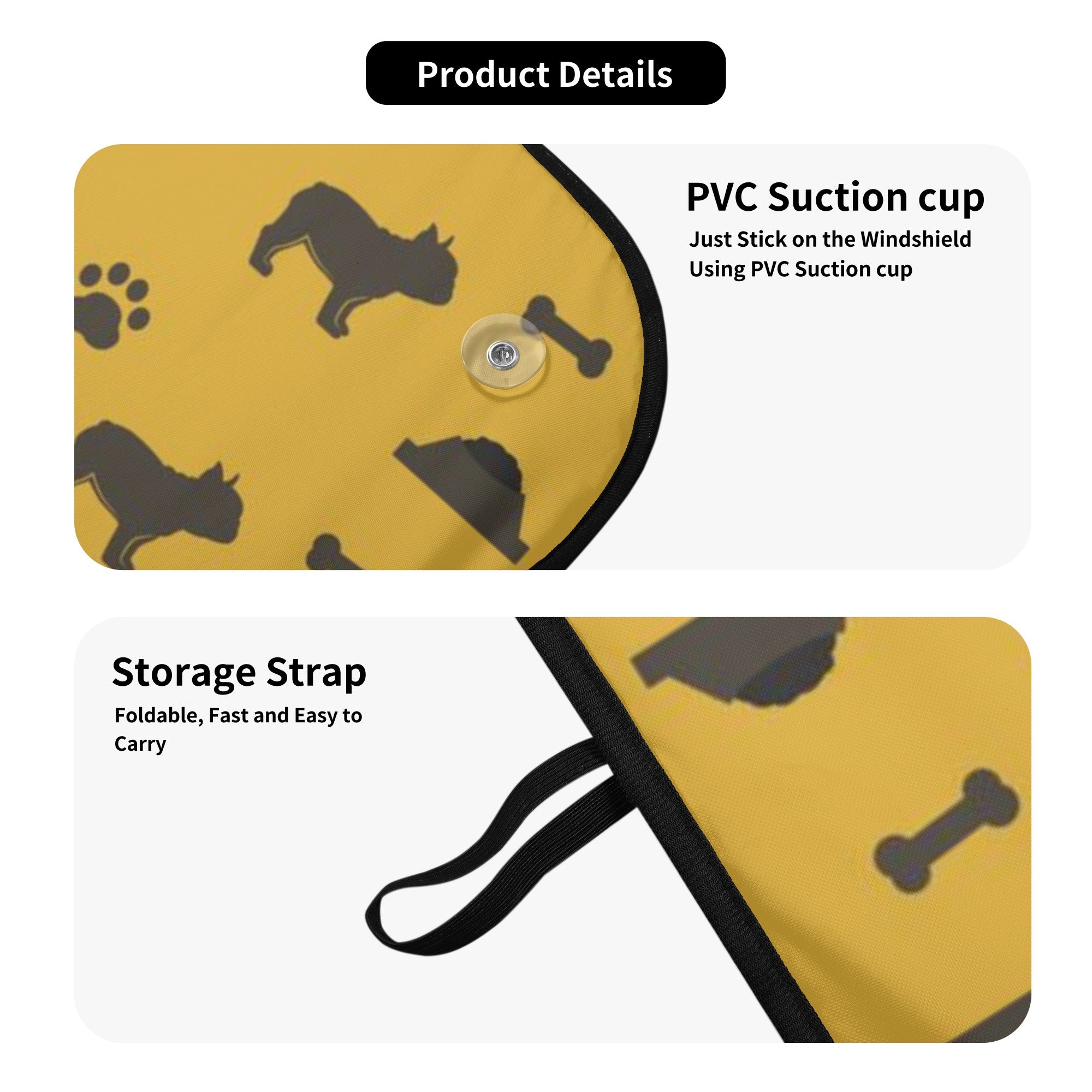 French Bulldog Lily Car Auto Sun Shade Cute Frenchie Essential