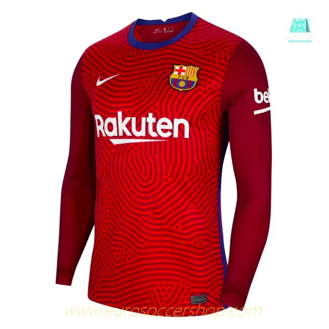 2020-2021 Barcelona Away Goalkeeper Shirt (Red) - Kids (Ter Stegen 1)