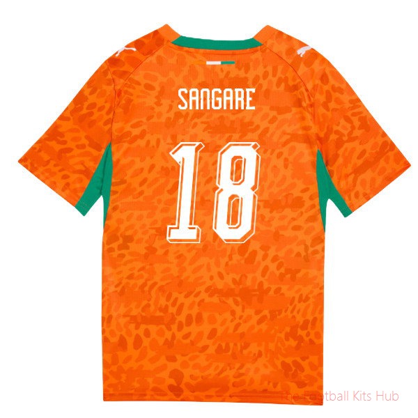 2026-2027 Ivory Coast Home Shirt (Kids) (Sangare 18)