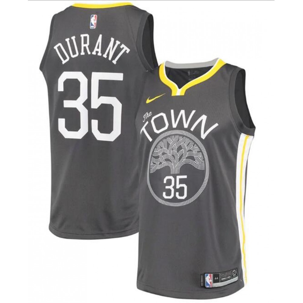 High-Quality Kevin Durant35 Golden State Warriors Jersey Black -