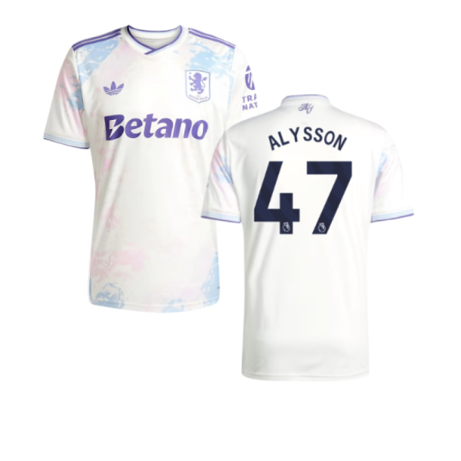 Authentic 2025-2026 Aston Villa Third Jersey Alysson 47