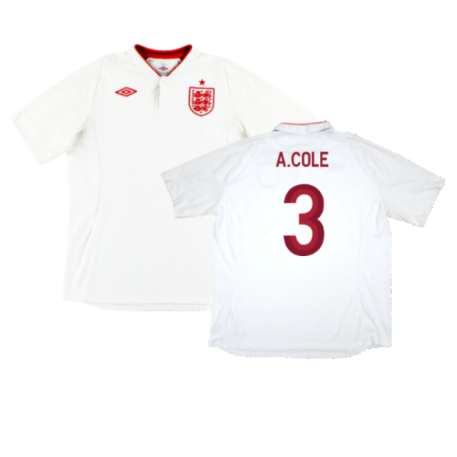 Three Lions Home Jersey (A.Cole 3)