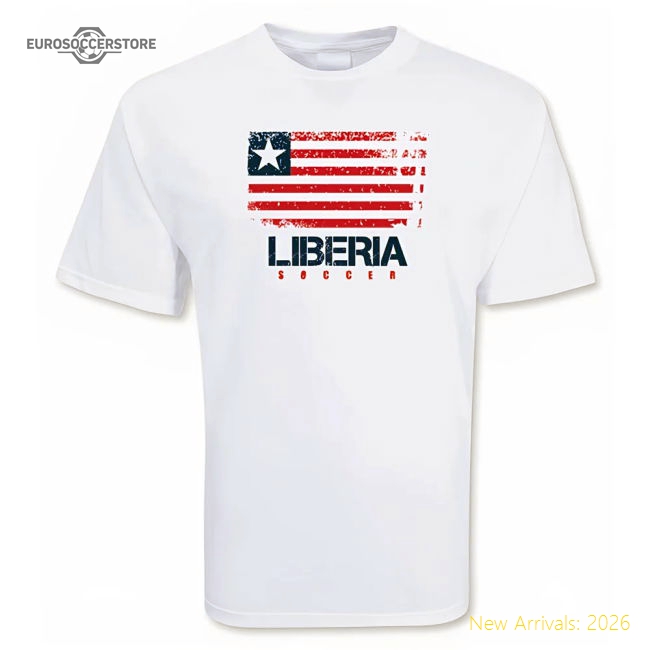 Durable Liberia Soccer 20242025 Regular Tshirt Athletic