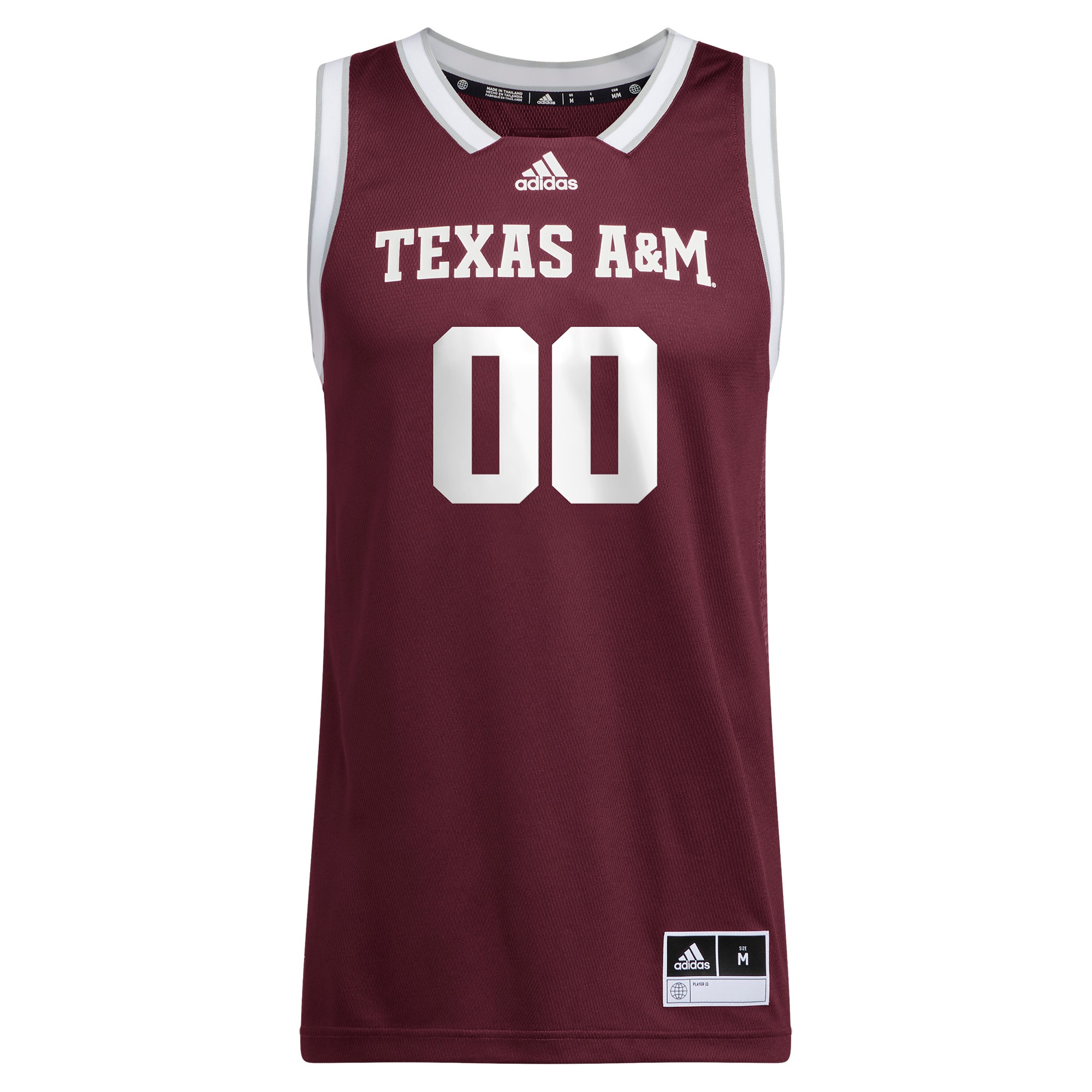 [DDG] Texas A&M Aggies Unisex Pick-A-Player NIL Men's Basketball Jersey - Maroon
