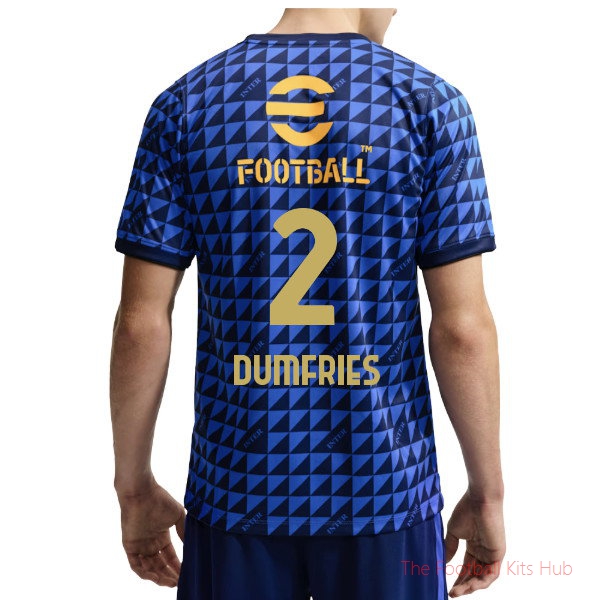 Premium Inter Milan 2026-2027 Pre-Match Shirt (Dumfries 2)