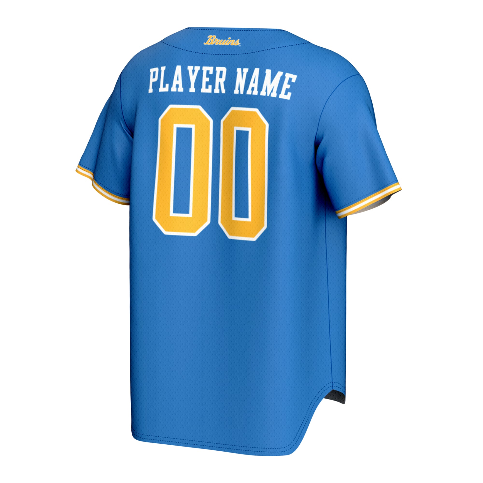 UCLA Bruins GameDay Greats Unisex Lightweight Collegiate Baseball NIL Pick-A-Player Fashion Jersey - Blue