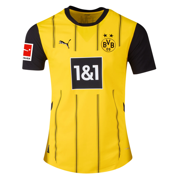 Borussia Dortmund Patch 2024-2025 Bun Home Jersey – Authentic Shirt