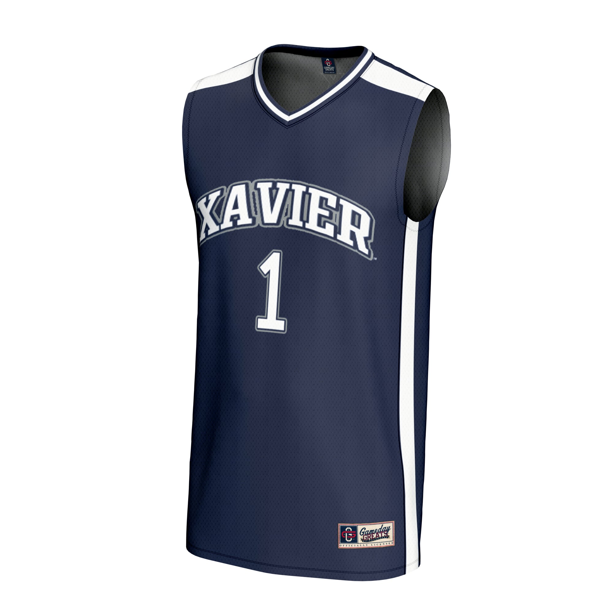 #1 Xavier Musketeers GameDay Greats Youth Lightweight Basketball Fashion Jersey - Navy