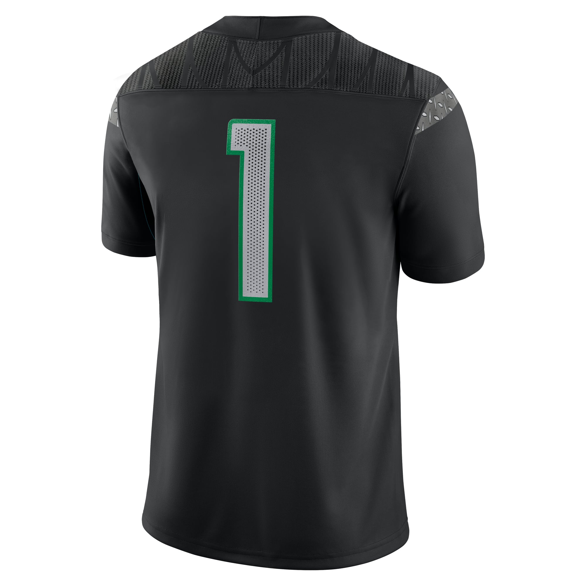 #1 Oregon Ducks Nike Game Jersey - Black