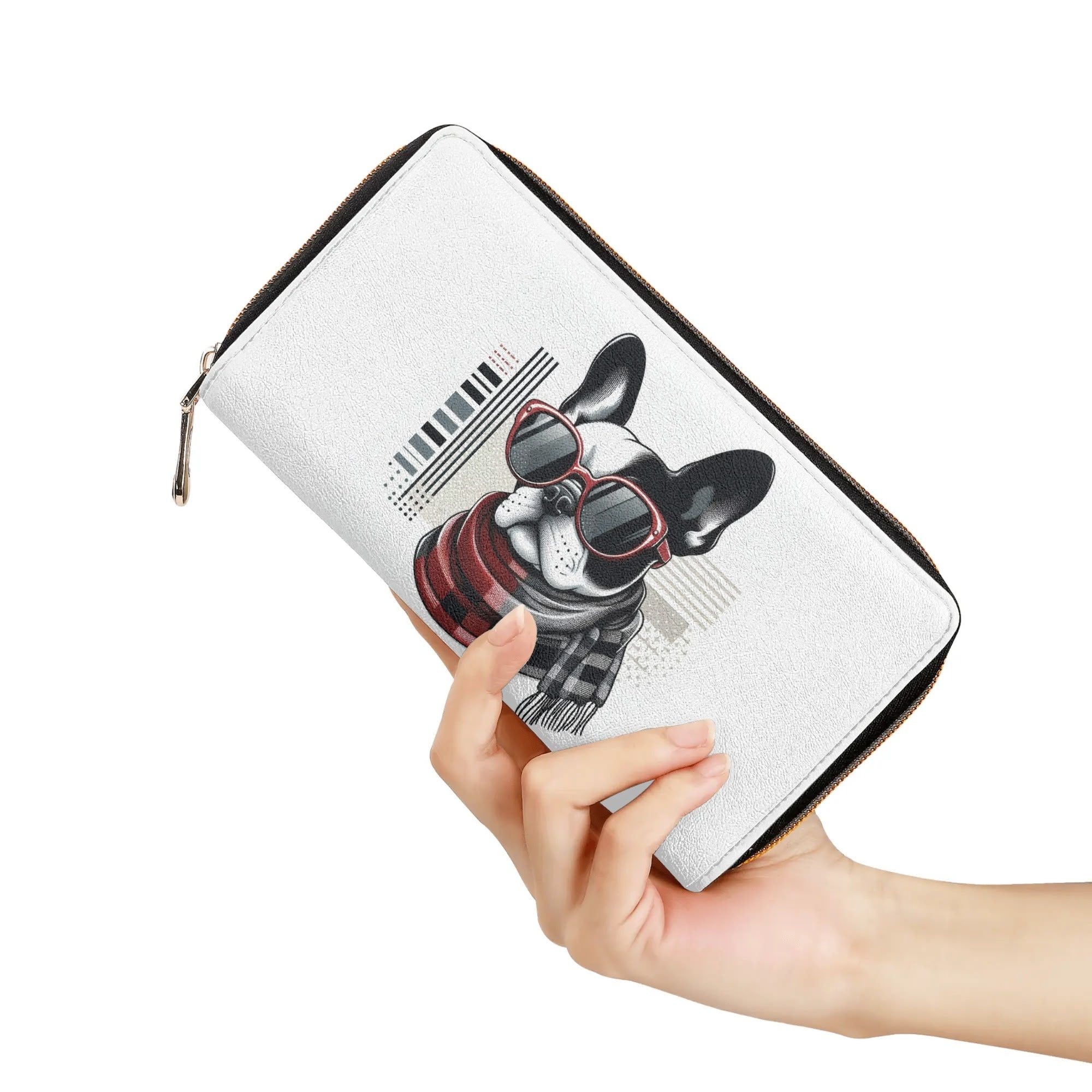 Cozy Fashion-Forward Dixie - Leather Zipper Wallet for Fashion Lovers