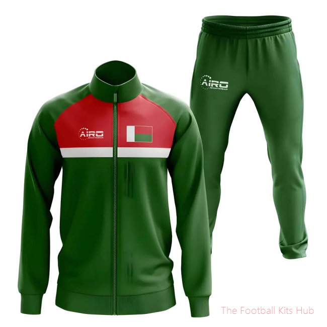 Men Madagascar Concept Football Tracksuit (Green)