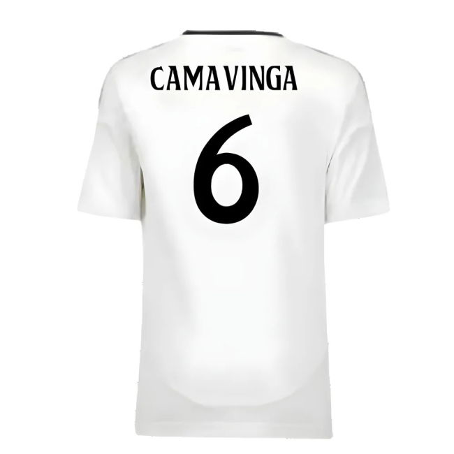 2024-2025 Real Madrid Home Youth Kit (Camavinga 6)