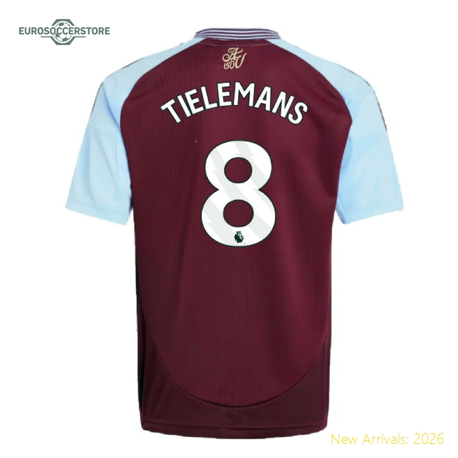 2024-2025 Aston Villa Home Shirt (Kids) (Tielemans 8)