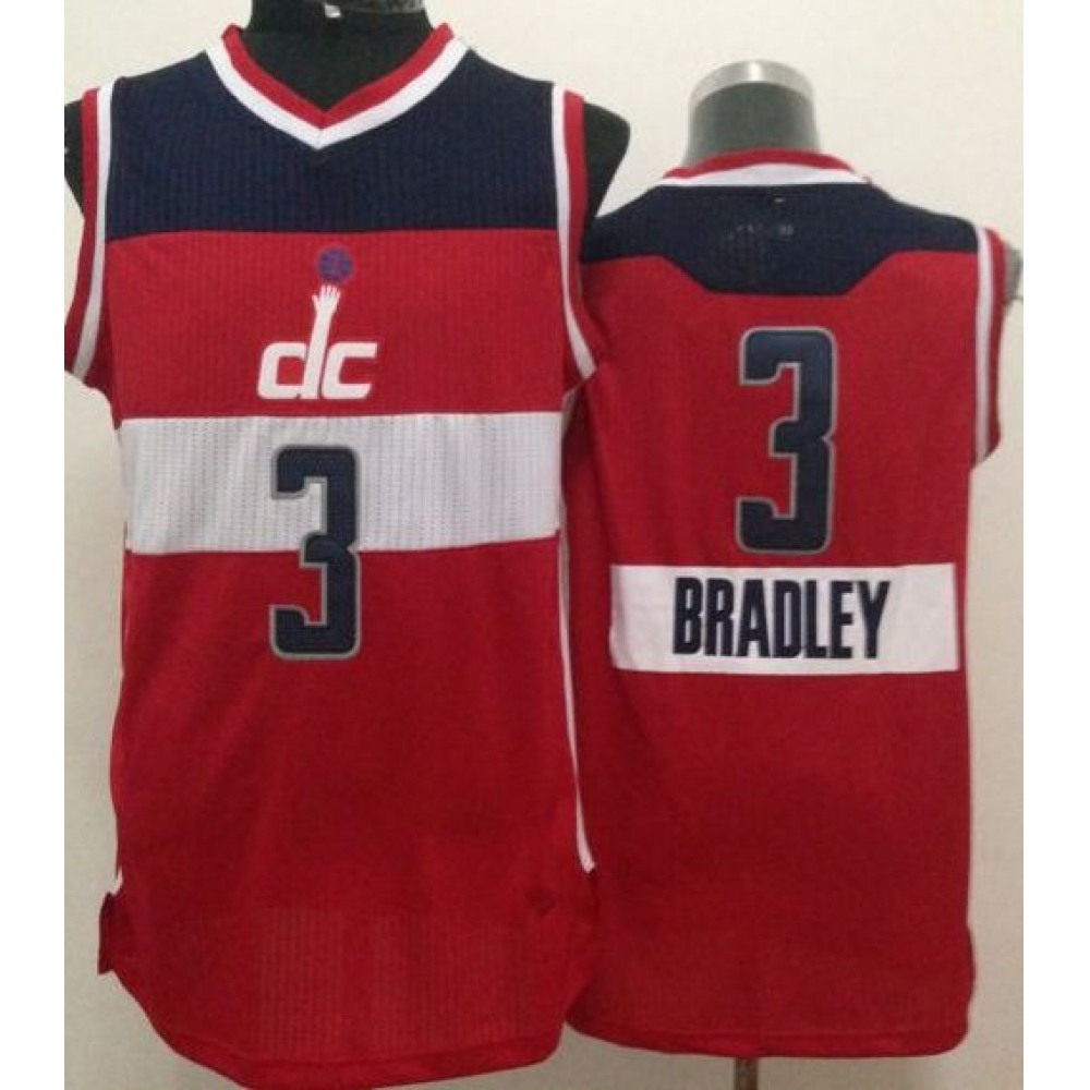 Collector's Item Elite Men's WAS #3 Bradley Red Basketball Jersey