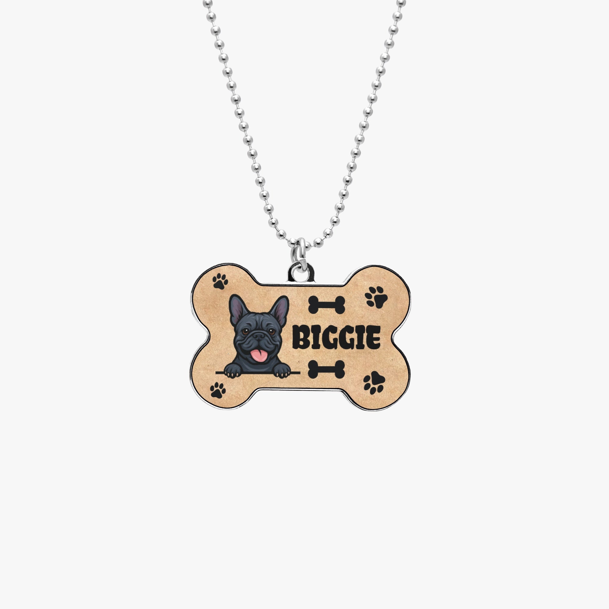 Sushi - Breed-specific Necklace For Frenchie Moms Winter Wear