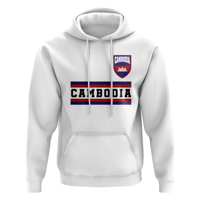 Performance-Driven Cambodia Core Football Country Hoody (White)