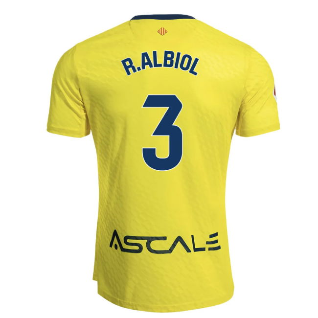 2025-2026 Villarreal Home Shirt (R.Albiol 3)