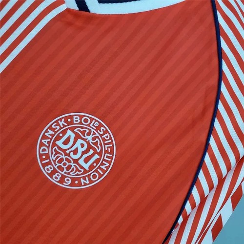 Ultra Comfort Football Team Dinamarca #1986 Retro Classic True Offi...
