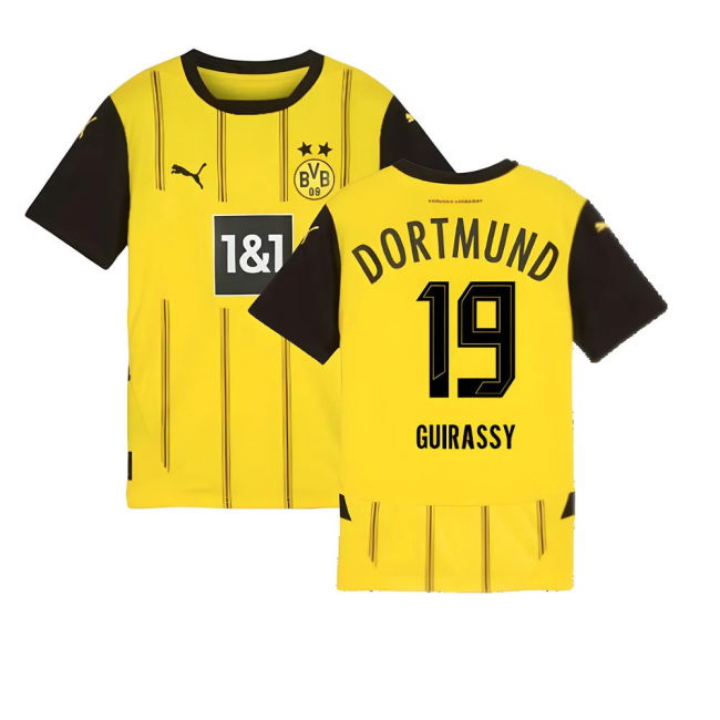 Kids Guirassy 19 Premium Borussia Dortmund 2024-2025 Home Strip