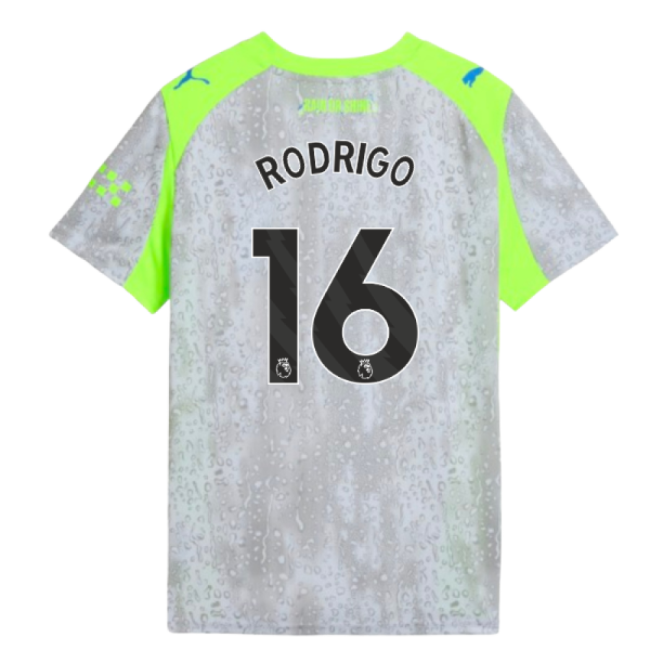 Man City 2025-2026 Shirt (Kids) (Rodrigo 16) (Kids) | Official