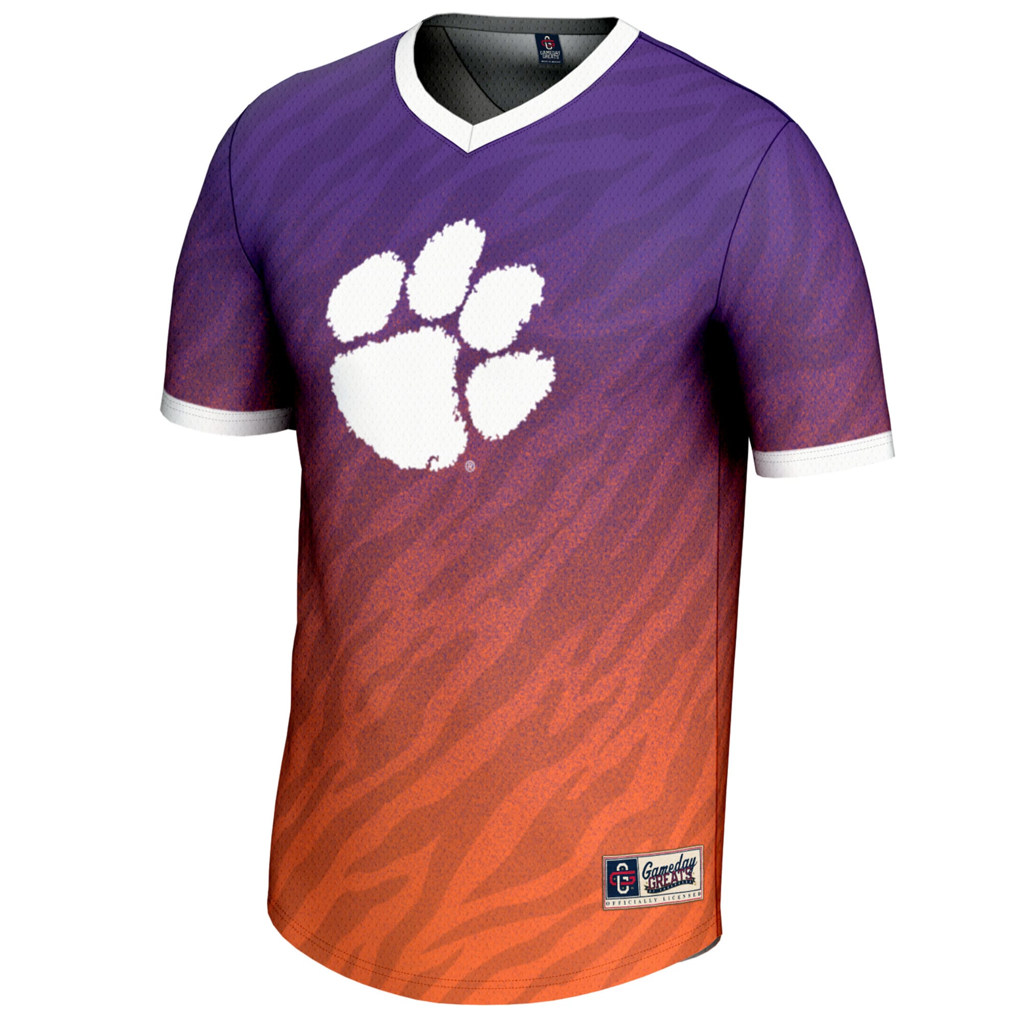 [DDG] Clemson Tigers GameDay Greats Unisex Lightweight Pickleball Jersey - Purple