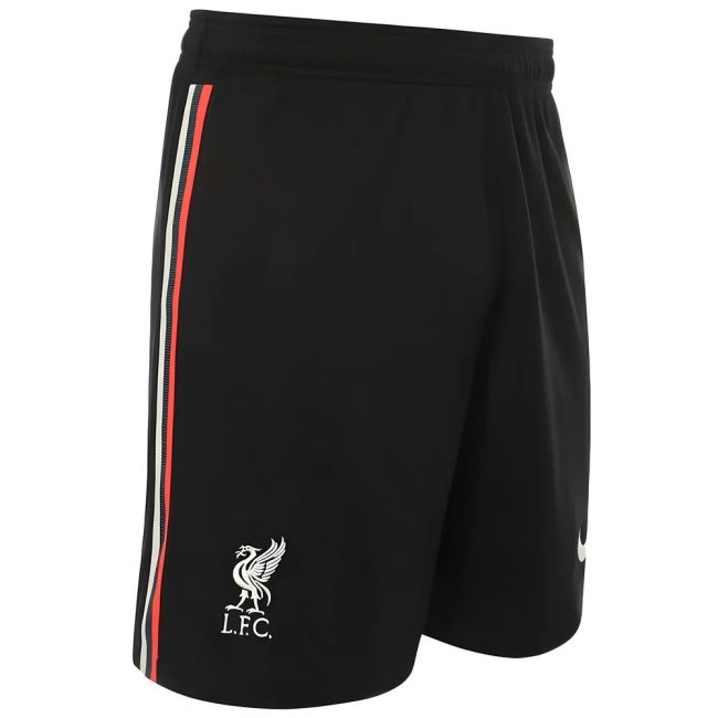 Liverpool 2021-20 Away Football Shirt Liverpool (2021) L S Kids