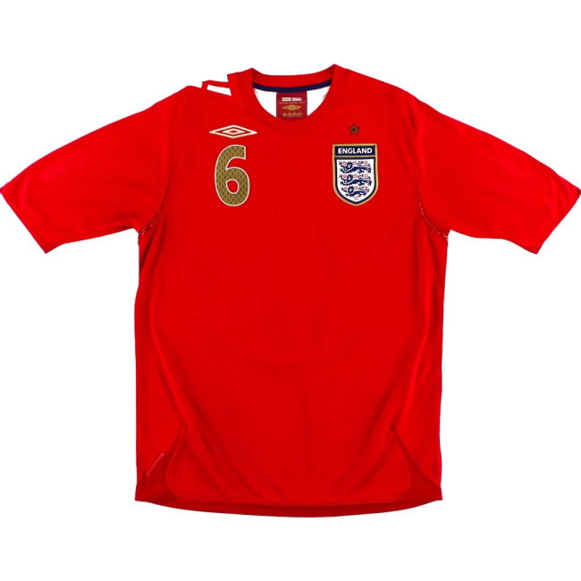 Official England 2006-08 Away Quality Player Durable Quality Authentic