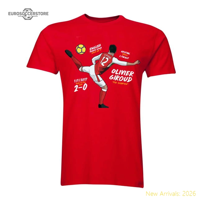 Professional Performance Olivier Giroud The Scorpion T-Shirt Red