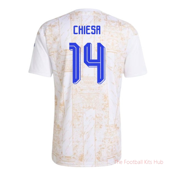 Premium Italy 2026-2027 Pre-Match Shirt (Kids) (Chiesa 14)