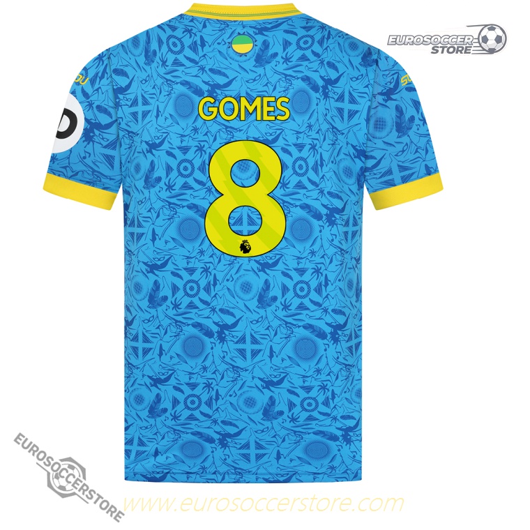Wolverhampton Wanderers 25-26 Season Third Jersey with GOMES 8 Printing