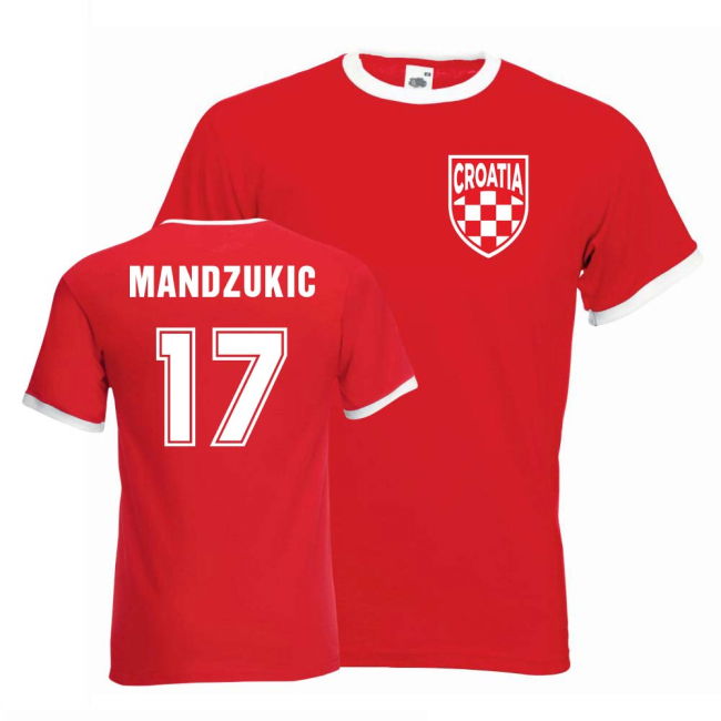 Authentic Mario Mandzukic Croatia Jersey Durable Athletic