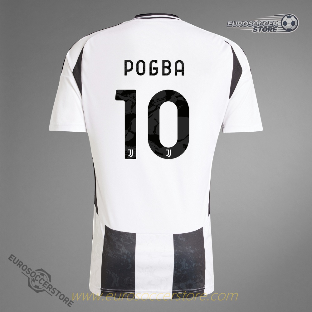 Juventus 24-25 Home Jersey with POGBA #10