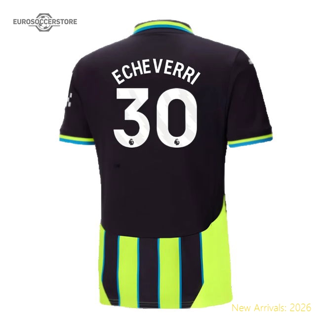Authentic Premium 2024-2025 Man City Away Shirt Echeverri 30