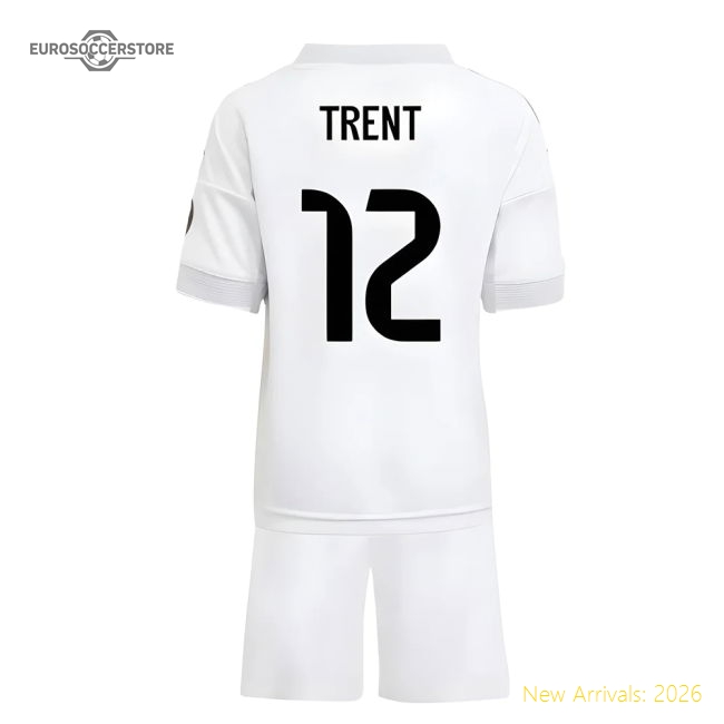 Premium 2025-2026 Real Madrid Home Mini Kit (trent 12) - Fan Design