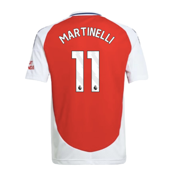 New Lightweight Arsenal Home Game Jersey (Martinelli 11) (Kids)