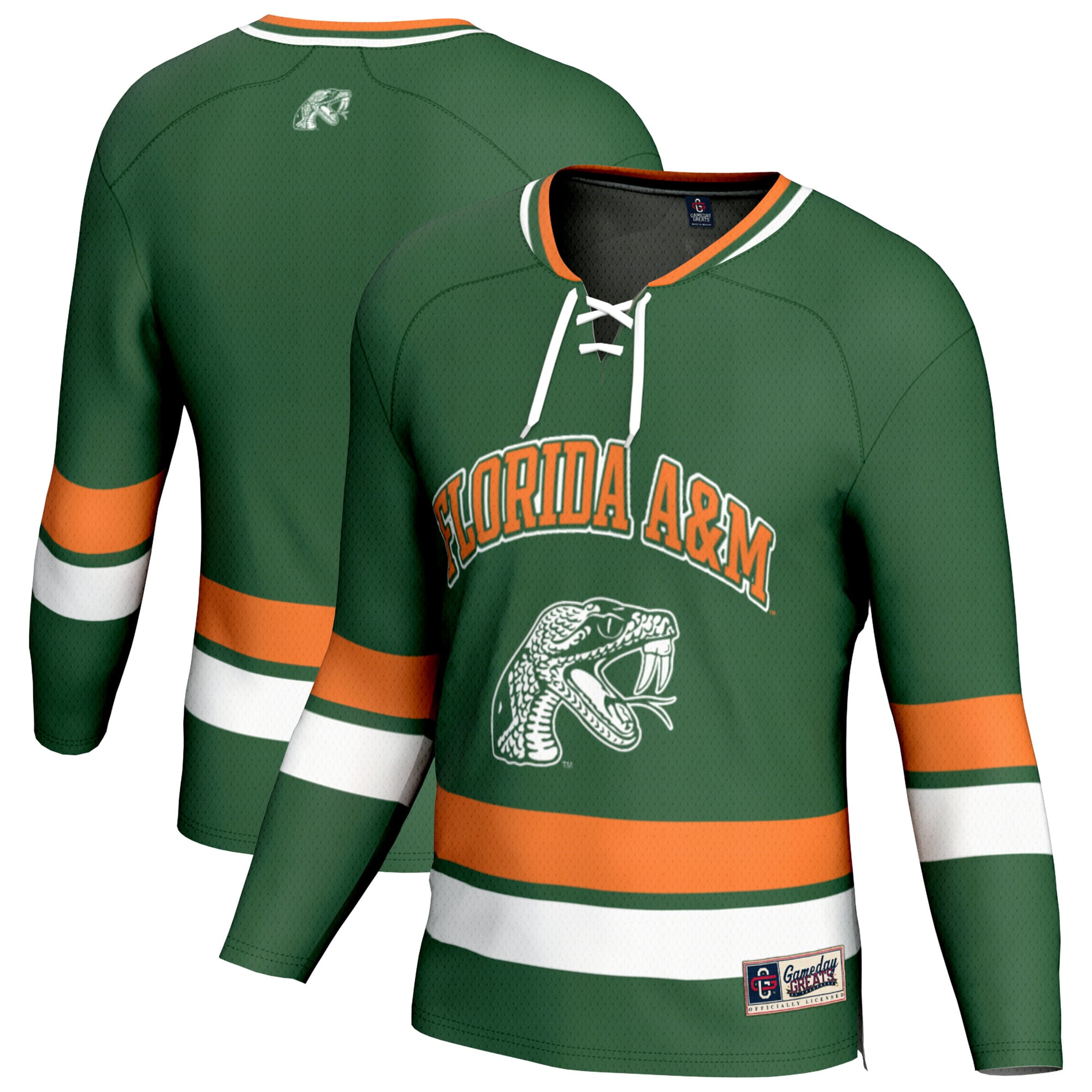 Florida A&M Rattlers GameDay Greats Youth Spirit Hockey Jersey - Green