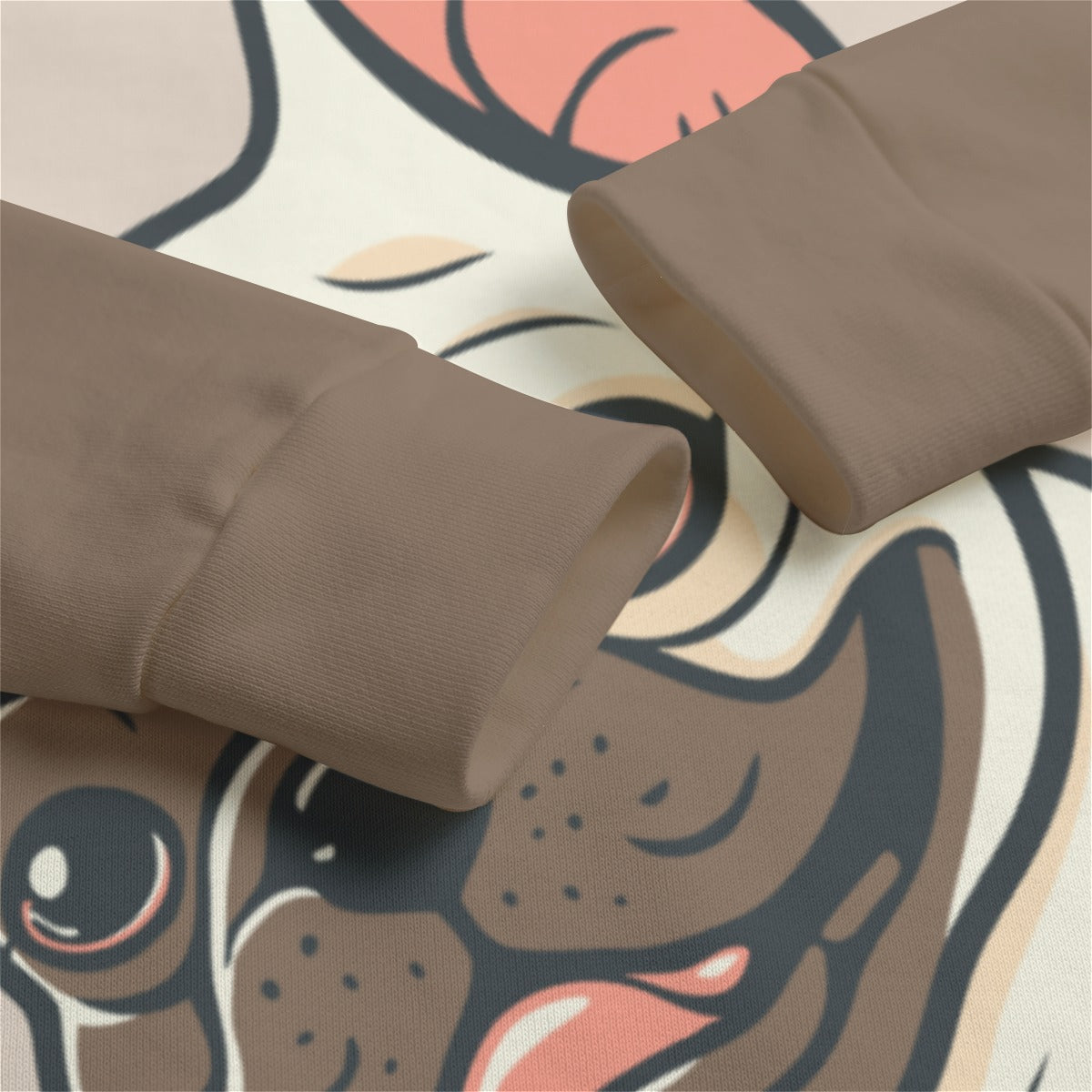 French Bulldog Princess All Over Print Kid's Pullover Hoodie Durable Dog Item