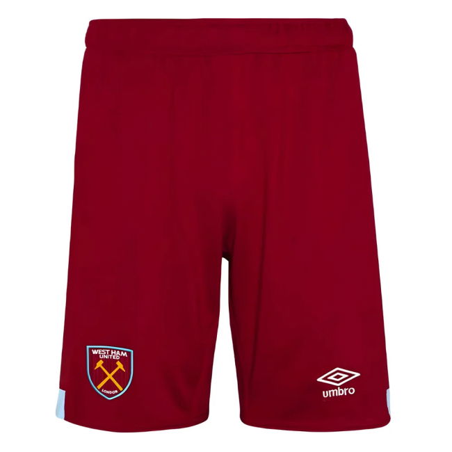 West Ham official style Home Shorts 2023-2024 (Junior