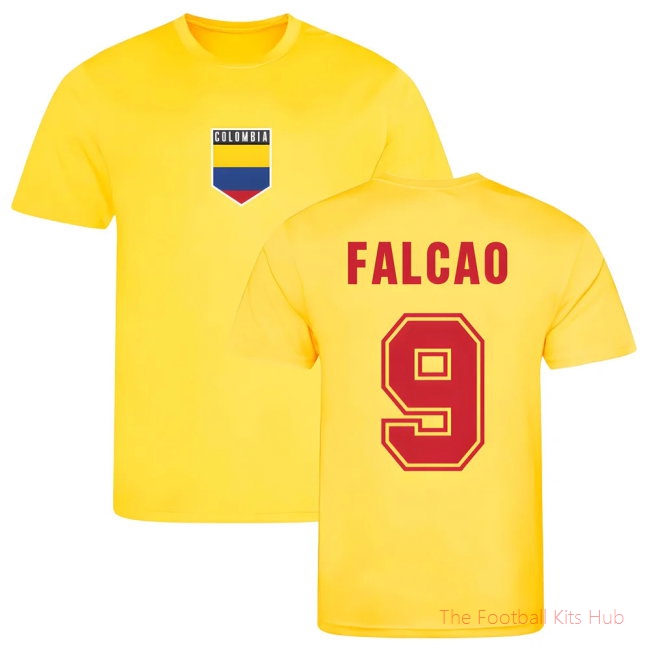 Men Falcao Colombia Training Jersey (Yellow)