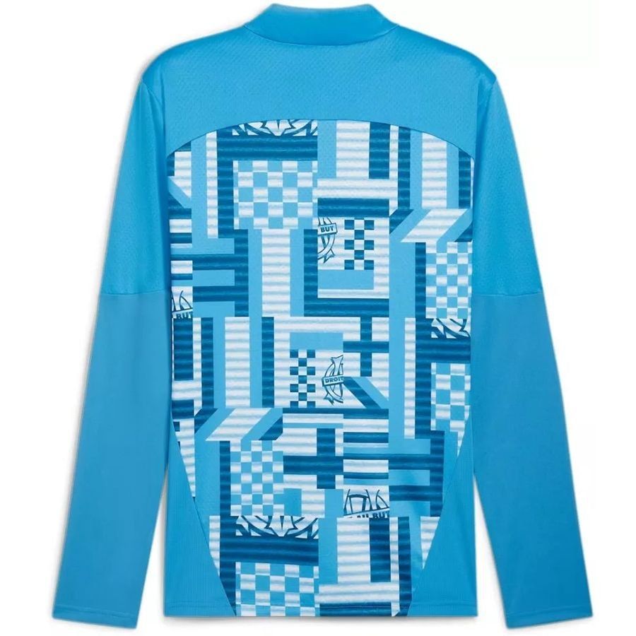 [LK] Marseille Pre Match Zip Bleu Azur/Ocean Tropic Training Apparel 1/4