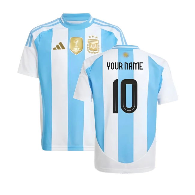 Jersey 2024-2025 Argentina Home Shirt (Kids) (Your Name)