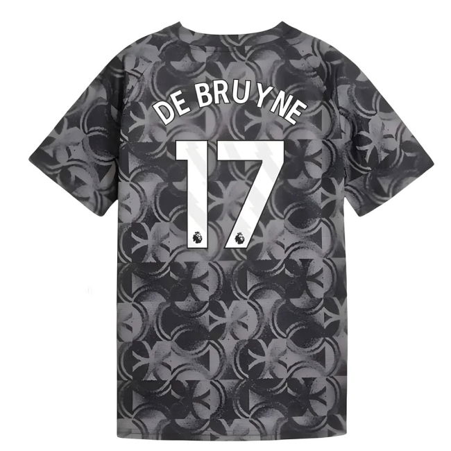 Kids De Bruyne 17 Original 2025-2026 Man City EPL Home Shirt