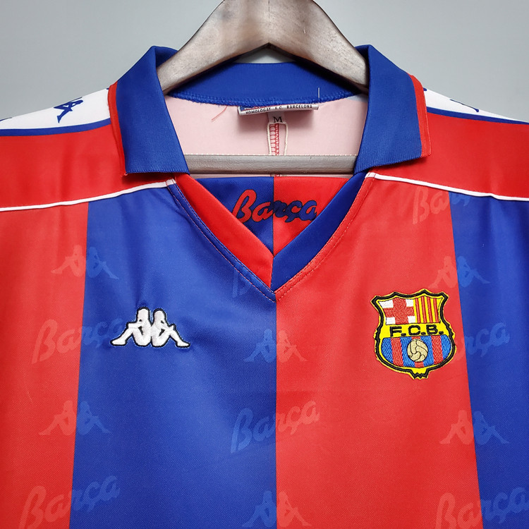 Premium Quick Dry Barca Barcelona FC 9295 Retro Home Shirt