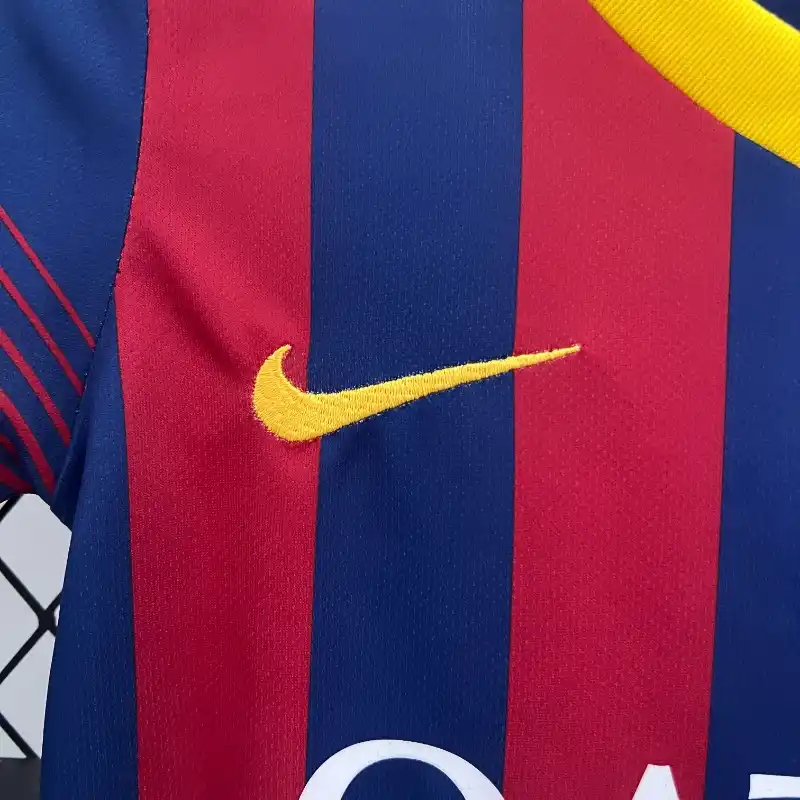 2013-2014 Kids Barcelona Jersey retro kit