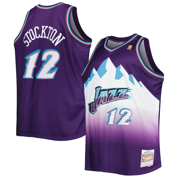 All-Star John Stockton UTA NBA Jersey - Team Colors - Licensed Product