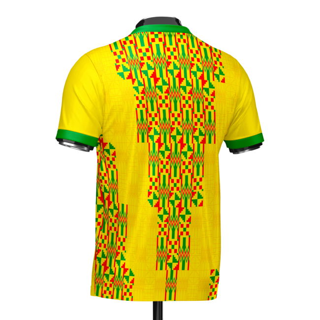 Premium-Quality Ghana Heritage Football Jersey (Wolvate) Adult Short